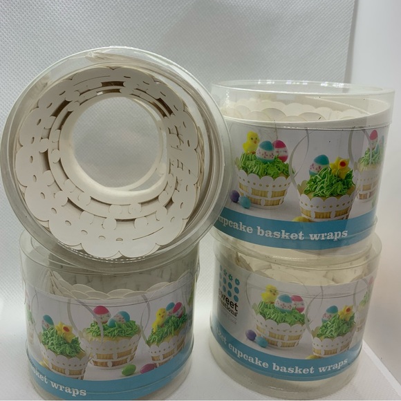Sweet Creations 48 Count Easter Baking Cupcake Basket Wrap - Picture 2 of 2